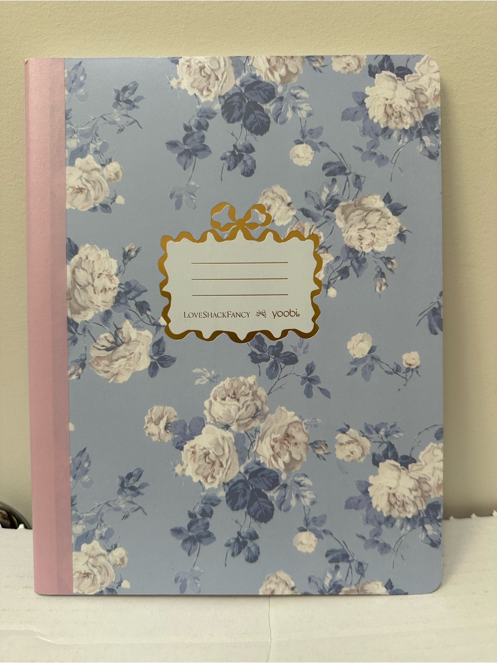 LoveShackFancy x Target - Yoobi Everblooming Rosettes Wide Ruled Composition